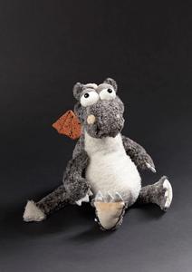 Lindo Peluche de Dragón - Muñeco de Dragón Gris Suave y Esponjoso para Niños, Regalo, Decoración del Hogar - Product Image 4