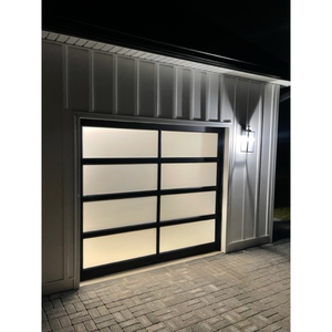 Portes <span class=keywords><strong>de</strong></span> <span class=keywords><strong>garage</strong></span> sectionnelles en verre transparent insonorisées <span class=keywords><strong>de</strong></span> haute qualité avec porte piétonne - Product Image 6