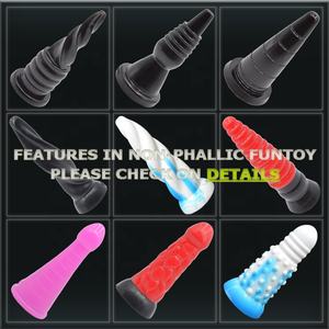 Plug anal en PVC souple, masturbateur féminin, gode amusant, masturbation, jouets sexuels pour adultes pour femmes, chatte, <span class=keywords><strong>sexshop</strong></span> gay - Product Image 5