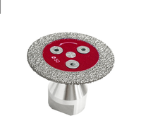 Disques de coupe diamantés multifonctionnels à bride M14 de 50 mm pour marbre, granit, pierre, béton, maçonnerie, pour meuleuse d'angle