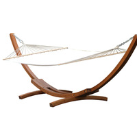 Hamac d'extérieur en bois, chaise-lit, balançoire, support extérieur