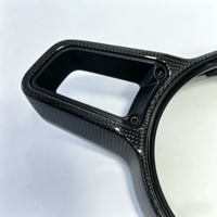 Cadre décoratif de haute qualité en fibre de carbone pour volant de voiture, adapté aux modèles Macan, Panamera, Cayenne 991.2 9P1419732 5Q0