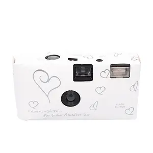 Bulk Order 35mm Film Camera Custom Logo Disposable Digital 1 Time Use Photo Camera With Flash