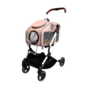 <span class=keywords><strong>Carrito</strong></span> de viaje de 4 ruedas, <span class=keywords><strong>carrito</strong></span> de venta, grandes transportadores de lujo para bebés, cochecito de mascotas para grandes gatos y perros - Product Image 1