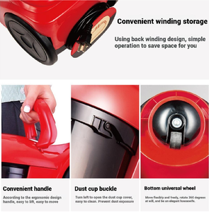 <span class=keywords><strong>Aspirateur</strong></span> à main <span class=keywords><strong>silencieux</strong></span> <span class=keywords><strong>et</strong></span> <span class=keywords><strong>puissant</strong></span> pour la maison, mini, sans sac, pour éliminer les acariens des tapis, avec moteur sans balais, 1000W - Product Image 2
