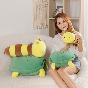 Tiktok phổ biến chất lượng cao Nhà máy thấp moq miễn phí mẫu bán buôn khổng lồ rùa vỏ gối trong kho - Product Image 4