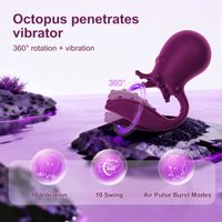 10 Modi App-Steuerung Luftdruck-Klitorisstimulator Oktopus-Form Vibrator Sexspielzeug für Frauen