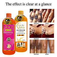 Gel Douche Éclaircissant 99% Vitamine C 1L, Très Vendu, Exfoliant, Illuminateur, Nourrissant, Hydratant, Soin Corporel, Savon de Bain Parfumé