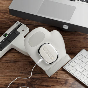 Masajeador de mano de Palma inalámbrico con calor para dedos de mano Masajeador de palma para uso en oficina y hogar - Product Image 1