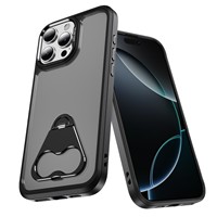 Étuis de téléphone portable en TPU+PC transparents de luxe avec bouton métallique au design unique, anti-chute, design sportif, ouvre-bouteille pour 16 17 Pro Max