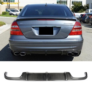 Phụ kiện cản sau xe hơi chất lượng cao, bộ khuếch tán carbon fiber phía sau, phù hợp với Mercedes Benz <span class=keywords><strong>E</strong></span>-<span class=keywords><strong>Class</strong></span> W211 E55 E63 2009-IN - Product Image 1