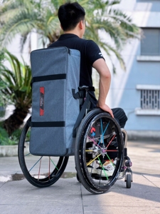 Q11 nhỏ và nhẹ handbike điện Lái Xe Xe lăn handbike điện ba bánh điện xe lăn Hướng dẫn sử dụng xe lăn - Product Image 2