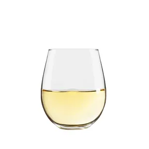 Logotipo personalizado de vidro de vinho sem haste personalizado conjunto de vidro de vinho para casamento