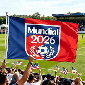 Bandiera Coppa del Mondo 2026 in Poliestere 100D, Bandiera Nazionale della <span class=keywords><strong>Turchia</strong></span> 3x5 FT - Product Image 3
