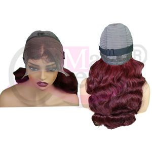 骨直越南假发生印度秘鲁瑞士蕾丝闭合前长波99J彩色蕾丝透明 - Product Image 4