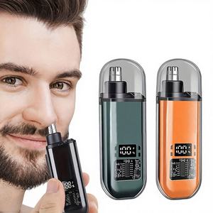 Tondeuse électrique portable pour le nez et les oreilles, certifiée CE, rechargeable par USB, pour hommes, batterie au lithium, matériau plastique - Product Image 1