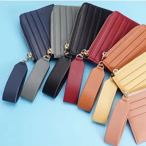 Portafoglio da Polso in Pelle PU con Portachiavi, Mini Portafoglio da Donna con 6 Scomparti per <span class=keywords><strong>Carte</strong></span> e Cerniera, con Cinturino da Polso in Pelle - Product Image 3