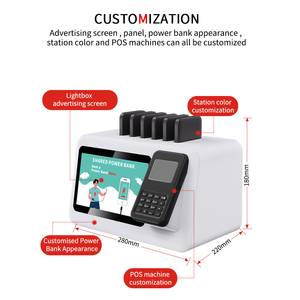 Telefono Mobile condivisione Powerbank 6 slot stazione di ricarica Power Bank distributore automatico con POS - Product Image 4