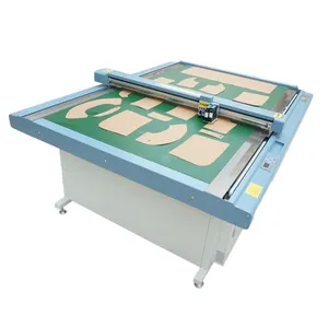 China Cnc Textiel Stof Leer Pvc En Papier Vibrerende Mes Snijmachine Plotter