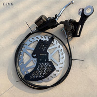 Electric Motorcycle Rear Brake System Hydraulic Disc Brake Assembly Conversion Kit Replacement Upgrade Parts