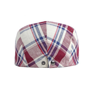 Unisex Mỏng Cap Màu Xanh Lá Cây Màu Đen Phẳng Đỉnh Mũ Visor Thoáng Khí Beret Hat Người Đàn Ông Phụ Nữ Sọc Về phía trước Cap Mùa Xuân Mùa Hè Berets - Product Image 2