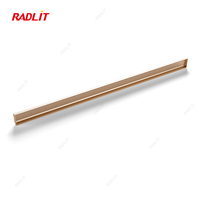 Garantie 3 ans OEM/ODM, éclairage LED encastré en aluminium sans poignée, moderne, écologique, type L, pour armoire, chambre à coucher, intérieur