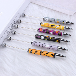 Creative Design DIY Halloween & Christmas Plastic Heat Transfer Printing Flower Film Pattern Bead Pens for Gifts - Product Image 4