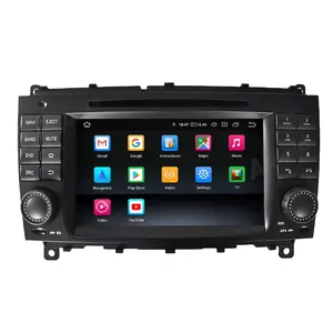 2 din Android стерео Автомагнитола аудио Автомобильная аудиосистема мультимедийный плеер GPS-навигация для Benz CLK W209 CLS W219 2004-2012