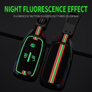 Alliage de zinc + Silicone voiture Flip clé à distance housse coque Fob pour DAF <span class=keywords><strong>106</strong></span> CF Euro 6 2022 <span class=keywords><strong>XG</strong></span> XF camion voiture intérieur accessoires - Product Image 6