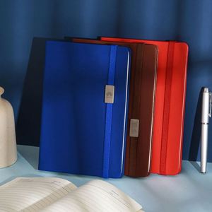 Promotional <b>Personalised</b> Stationery Leather <b>Notebook</b> A5 Custom Hardcover Logo Binding Elastic Strap <b>Notebook</b> for Business - Product Image 1