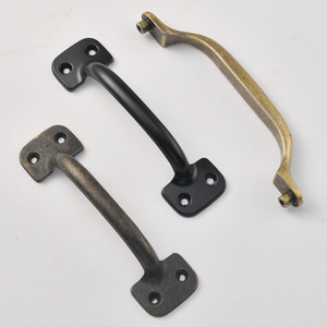 Furniture Handle Bridge Shape Zinc Alloy Antique Bronze <b>Black</b> Drawer Cabinet <b>Door</b> Pulls Chinese Style Durable - Product Image 2
