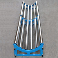 Nouveau équipement auxiliaire en acier inoxydable pour machine à retourner le tissu, support de déroulement manuel pour cadre de tissu
