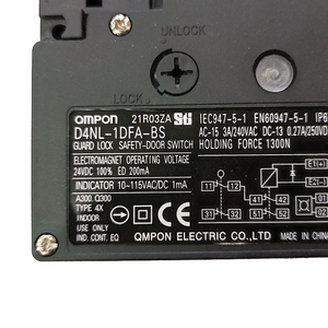 D4NL-1DFA-BS สวิตช์ประตูนิรภัยโอปอม แกร์ดล็อค - Product Image 2