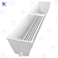 Système de culture hydroponique vertical personnalisé résistant aux UV, gouttière de plantation en PVC avec pot en filet pour légumes-feuilles