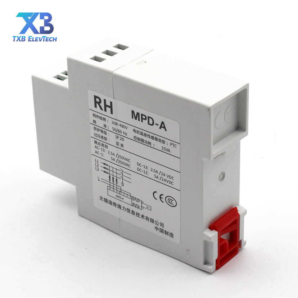 Mpd Sensor Rick Hynix Escalator Motor Temperature Sensor & Phase Sequence Relay ...