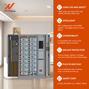 Système d'énergie solaire triphasé 300 kW 400 kW 500 kW hybride 380 V 400 V - Product Image 1