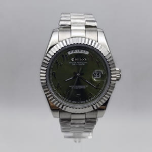 Montre de luxe personnalisée SEILOCE en acier inoxydable 904L de haute qualité, mouvement automatique Miyota8285, montre mécanique - Product Image 2