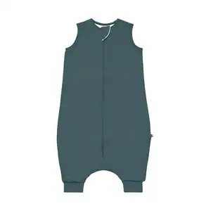 Sarung Tidur Bedong Bayi, 1.0 Tog 2.5 Tog Tanpa Lengan Katun Organik Bambu dari Rayon Spandex, Kantung Tidur Dapat Dipakai