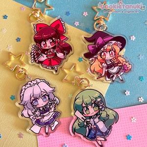 OEM Odm อนิเมะ <span class=keywords><strong>Touhou</strong></span> Project ตัวละครชาร์มส์ ฉบับที่ 1 อะคริลิกสองด้าน - Product Image 2