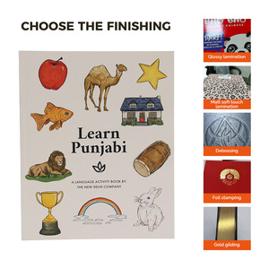 Tùy chỉnh in trẻ em Vẽ Tranh Màu cuốn Sách Trung Quốc in offset cho bảng chữ cái chữ viết tay thực hành làm giấy bền - Product Image 6