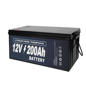 Batería LiFePO4 de ciclo profundo de alta capacidad 12V 24V 100Ah 150Ah 200Ah 300Ah para sistemas de almacenamiento de energía solar - Product Image 1