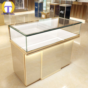 Porte coulissante en verre de cadre en aluminium de fantaisie pour la <span class=keywords><strong>vitrine</strong></span> de <span class=keywords><strong>magasin</strong></span> de bijoux meubles élégants de bijoux pour le <span class=keywords><strong>but</strong></span> d'affichage - Product Image 3