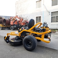 Tondeuse autoportée zéro-turn robuste LAWNIO conforme EPA avec lames antirouille pour terrains publics