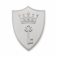 Logo magnétique personnalisé en métal pour ordinateur portable, logo en laiton à coudre, texte personnalisé pour l'image de marque et l'emballage des produits