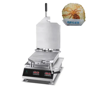 Dunne Viscake Japanse Streetfood Senbei Rijstcracker Machine Automatische Wafelmaker