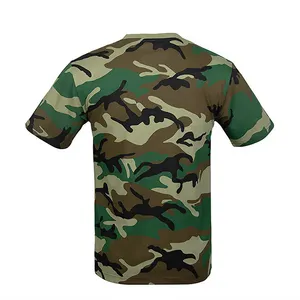 T-shirt a maniche corte all'ingrosso t-shirt da allenamento all'aperto uniforme in puro cotone t-shirt a girocollo per gli uomini e le donne