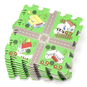 Tapis de sol en mousse EVA écologique pour enfants, 20 pièces, tapis Puzzle