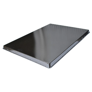 Bandeja para hornear de horno de aluminio de grado alimenticio comercial 60*40, bandeja de secado de doble filo, hoja para hornear, horno de doble filo, plato para hornear, bandeja para pasteles - Product Image 2