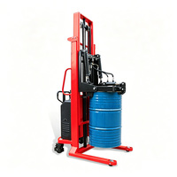Rotateur de fûts électrique industriel de 2000 mm, empileur et déverseur manuel motorisé pour usine chimique et atelier