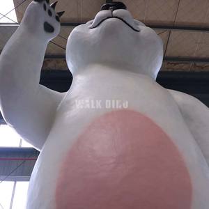 Urso Branco Animatrônico Personalizável Feito à Mão H=5m |   Tema Gelo e Neve para Uso Interno/Externo em Parques Temáticos e Shoppings - Product Image 3